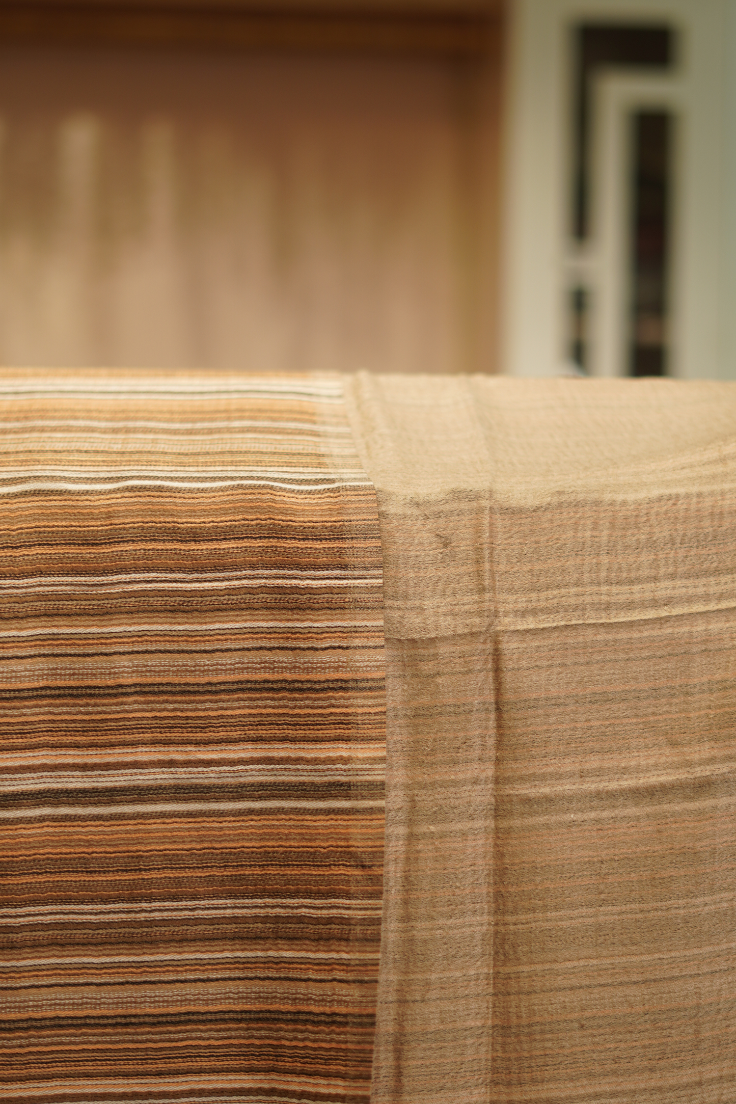 Gents woven stripes shawl