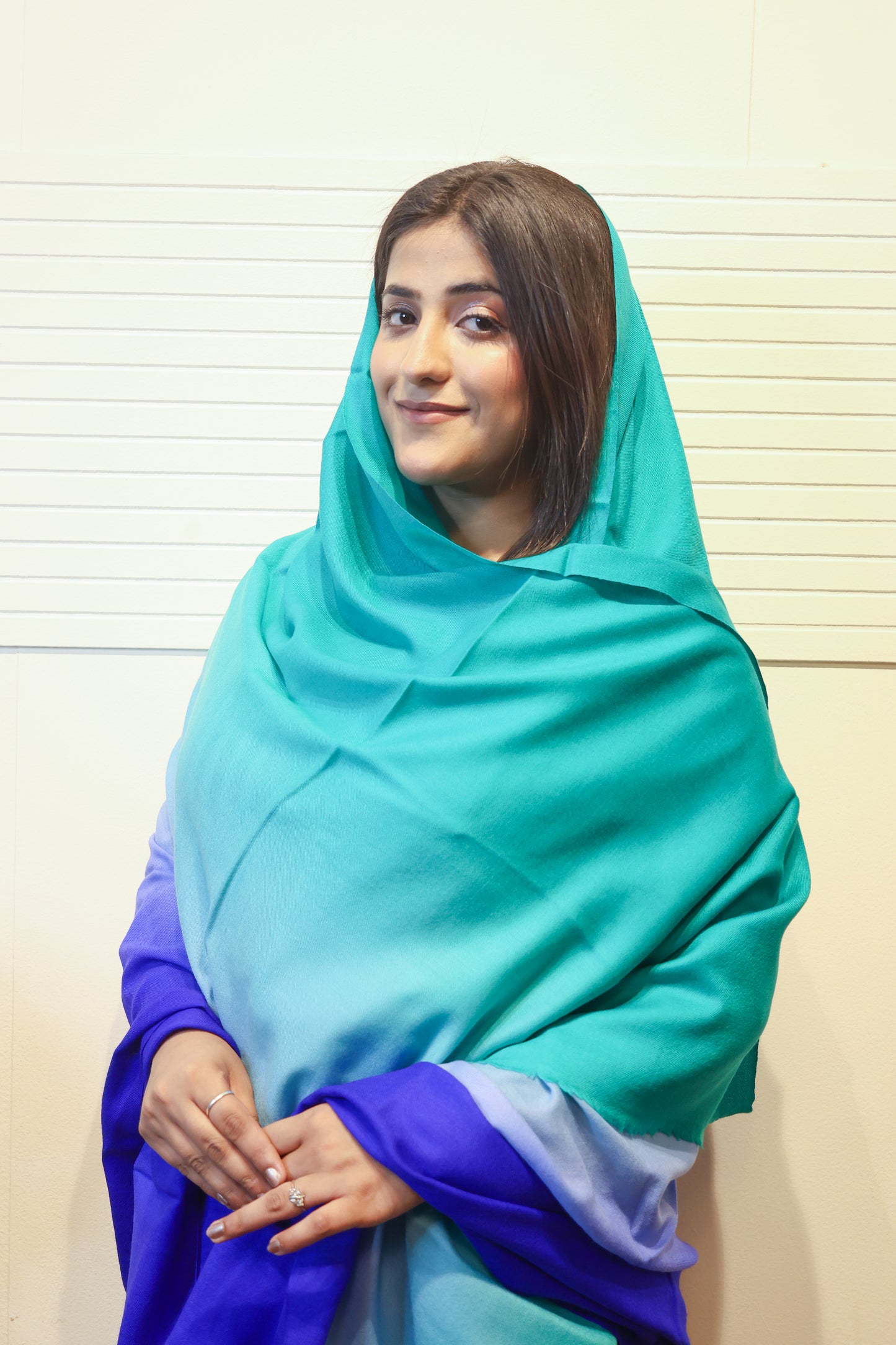 Cashmere Wool Ombre Shawl