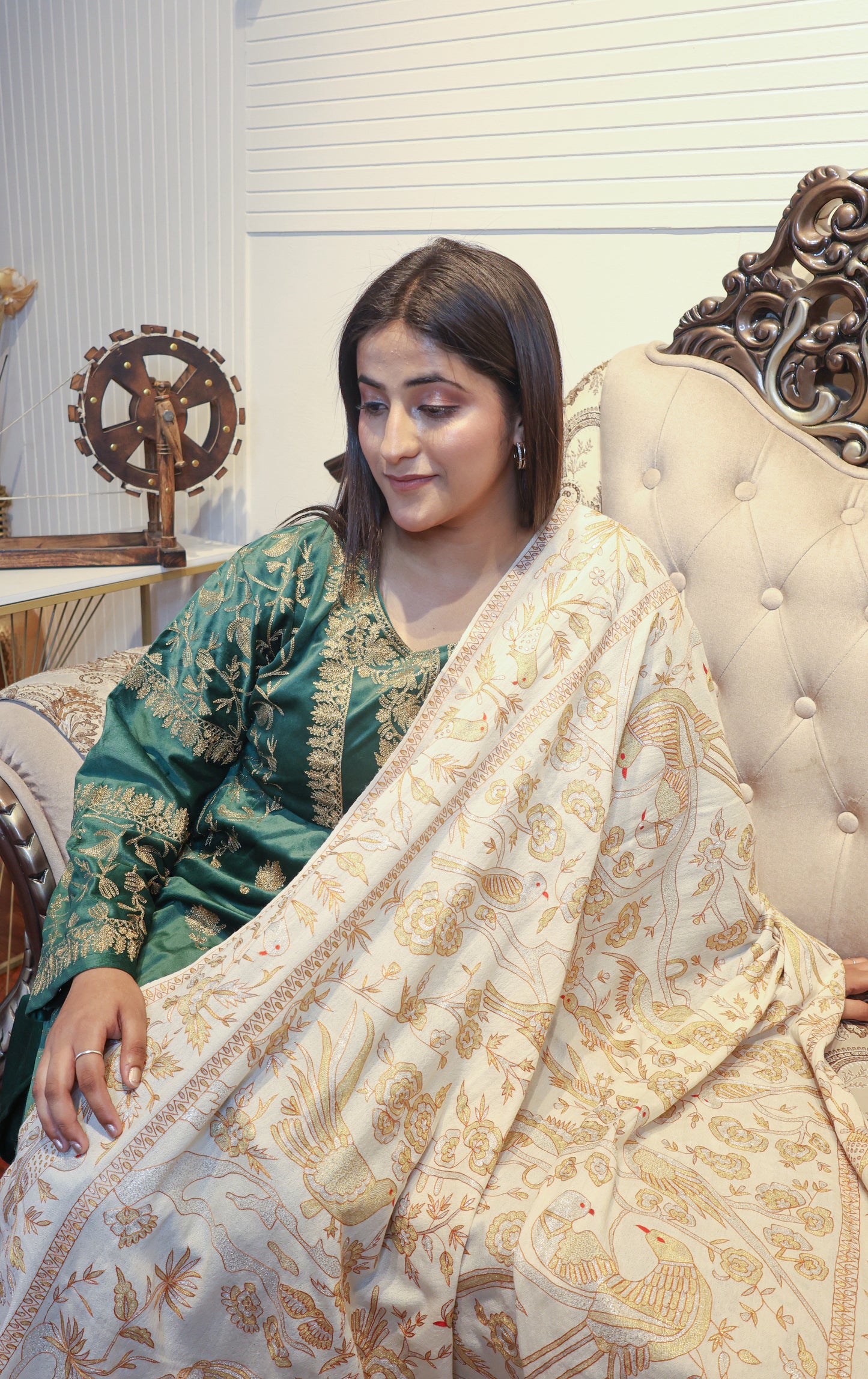 Pashmina Kalamkari Shawl