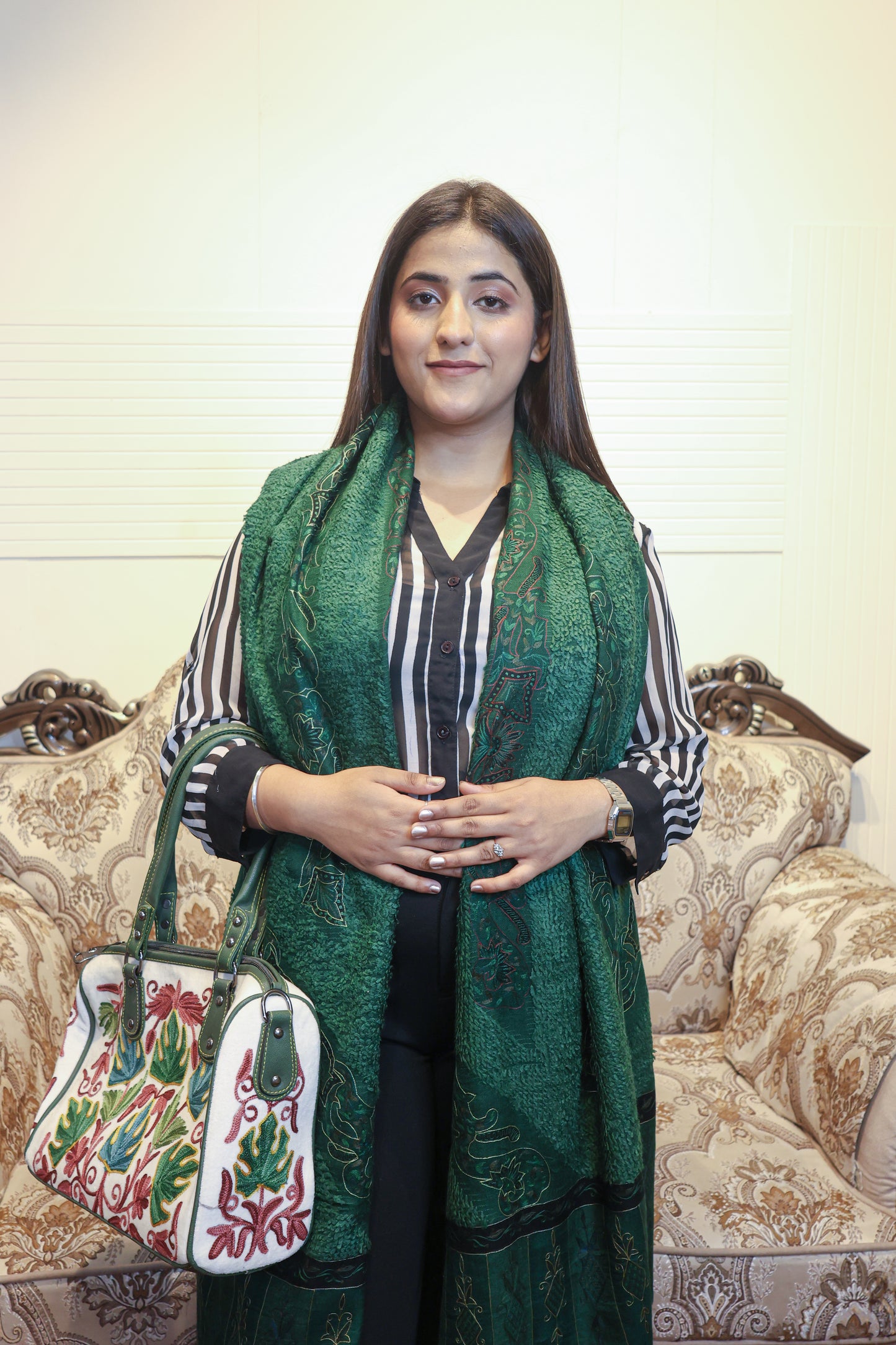Kalamkari Towel Pashmina Shawl