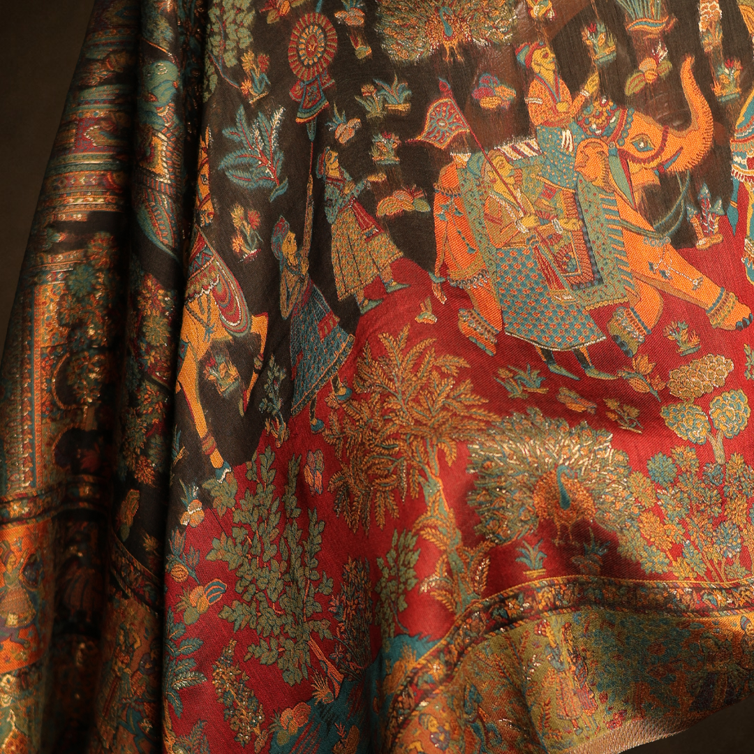 Mulberry Silk Kani Dupatta