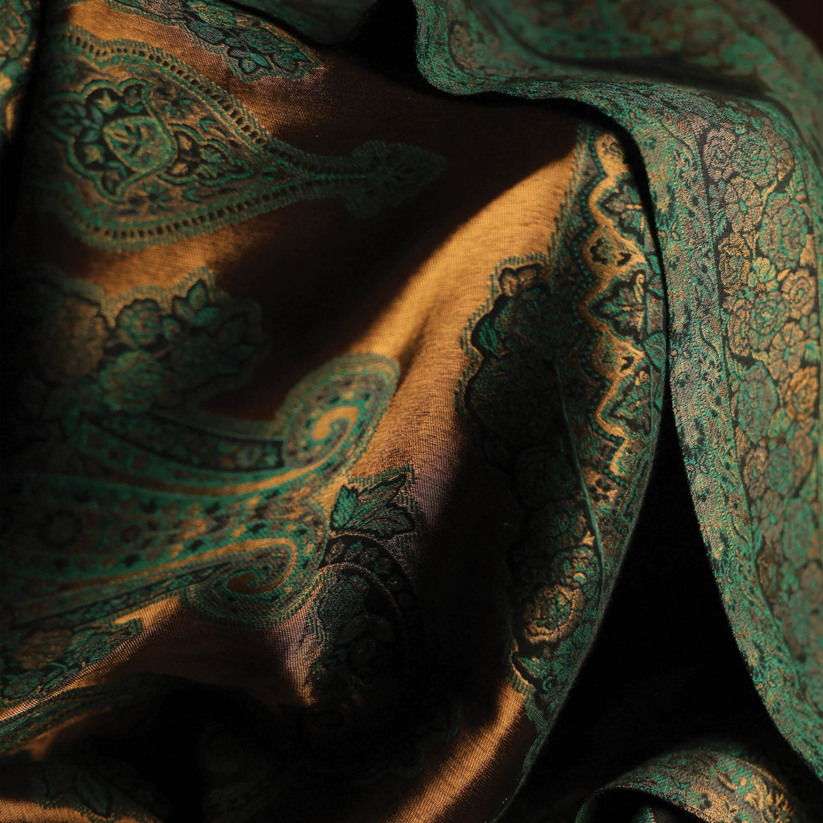 Moonlight Paisley Reversible Shawl
