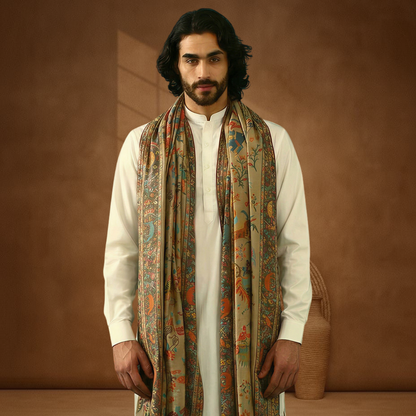 Mens Shawl - Shikargah