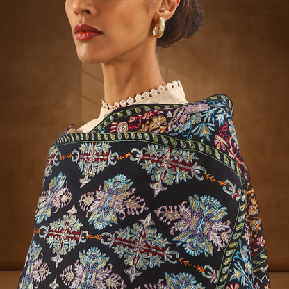 Pashmina Kalamkari Shawl