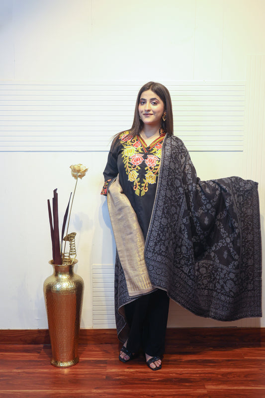 Zari Kani Reversible Shawls
