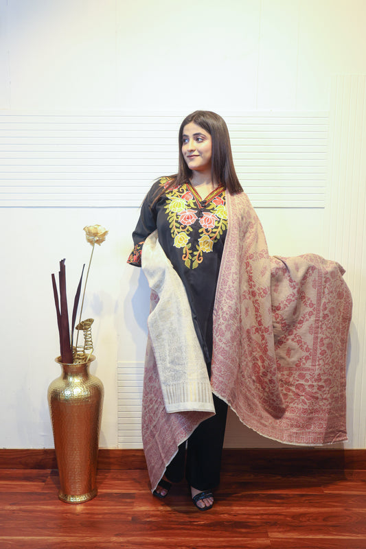 Zari Kani Reversible Shawls