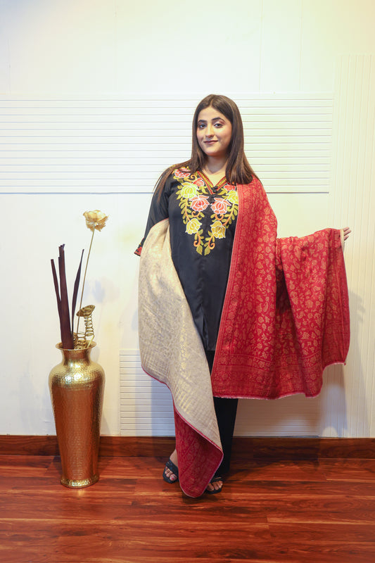 Zari Kani Reversible Shawls