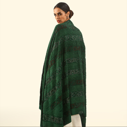 Pashmina Kalamkari Towel Woven Shawl