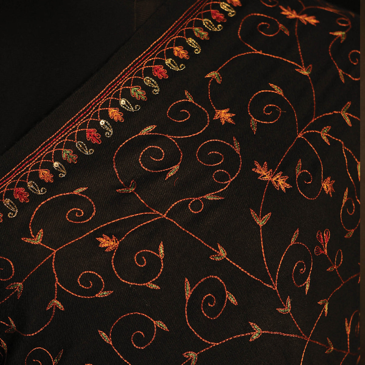 Vintage Embroidery Stole