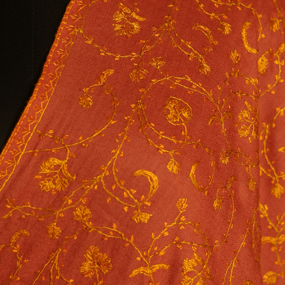 Handmade Sozni Jali Stole