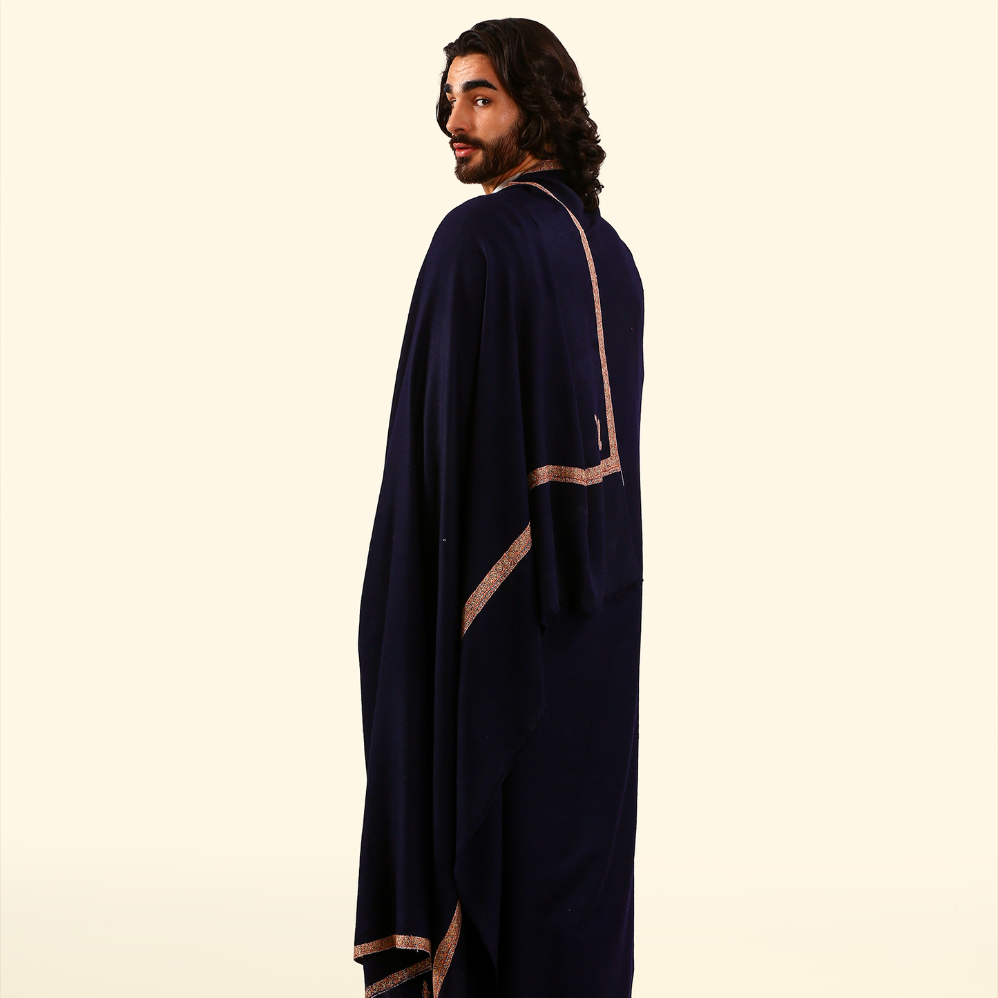 Pashmina Sozni Embroidery Shawl - Dusk