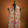 Paintless Kalamkari Shikargah Shawl