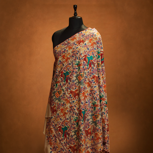 Pashmina Sui Jama (Figural)