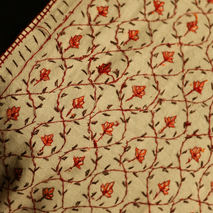 Handmade Sozni Jali Stole