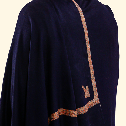 Pashmina Sozni Embroidery Shawl - Dusk