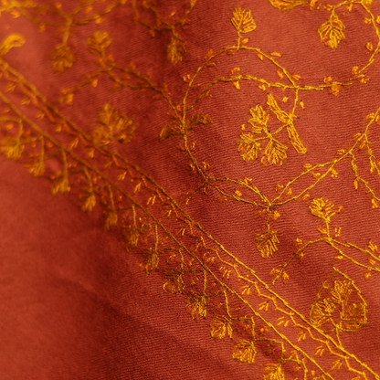 Handmade Sozni Jali Stole