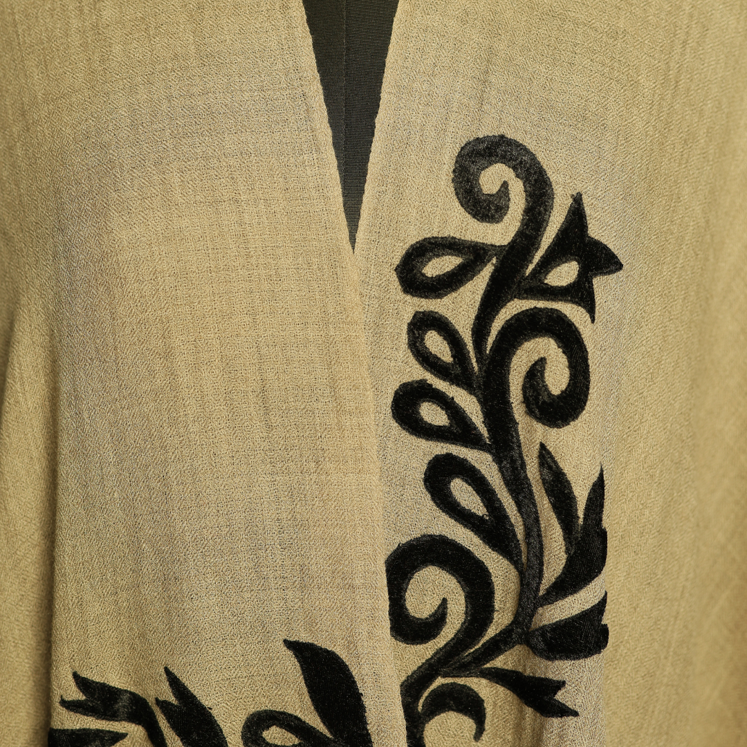 French Lace Cut Work Stole