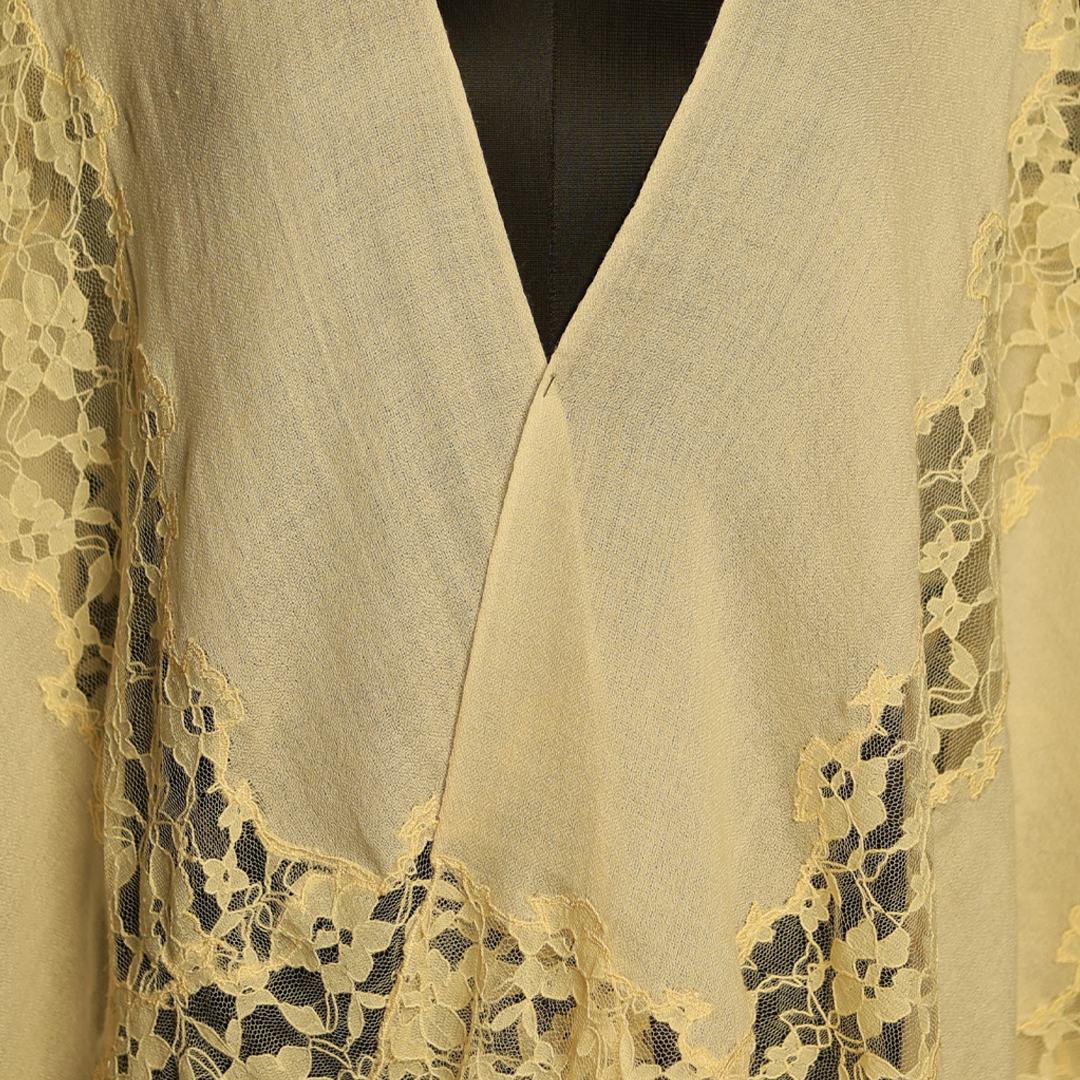 French Lace Cut Work Stole
