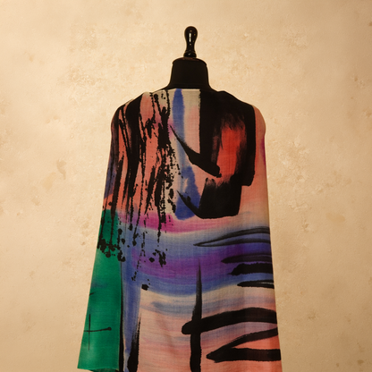 Handbrushed Stole