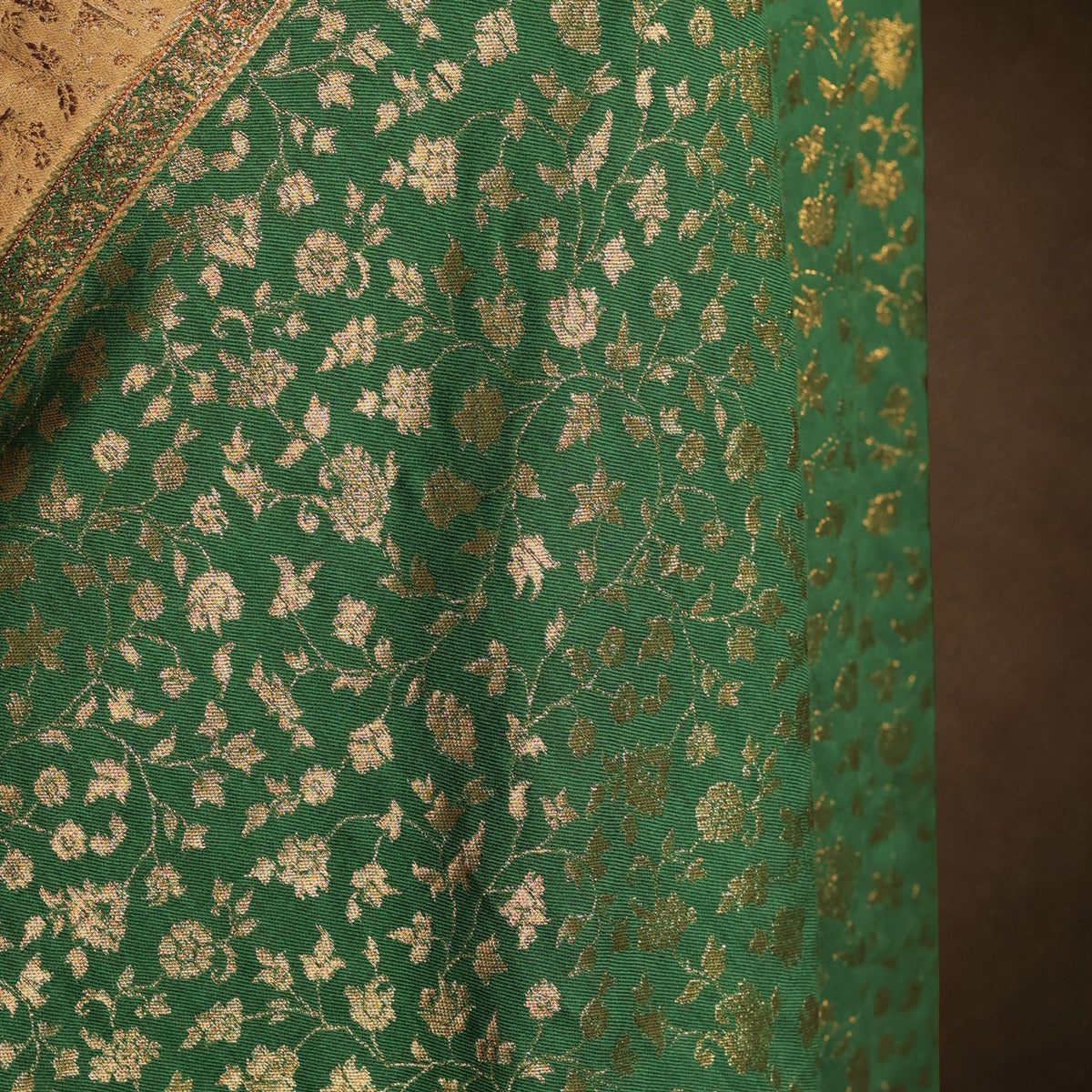 Zari Kani Doli Baraat Border Shawl