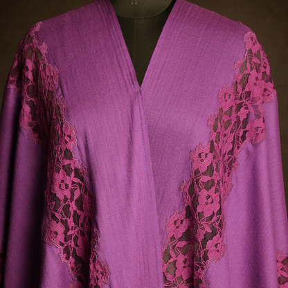 French Lace Cut Work Stole