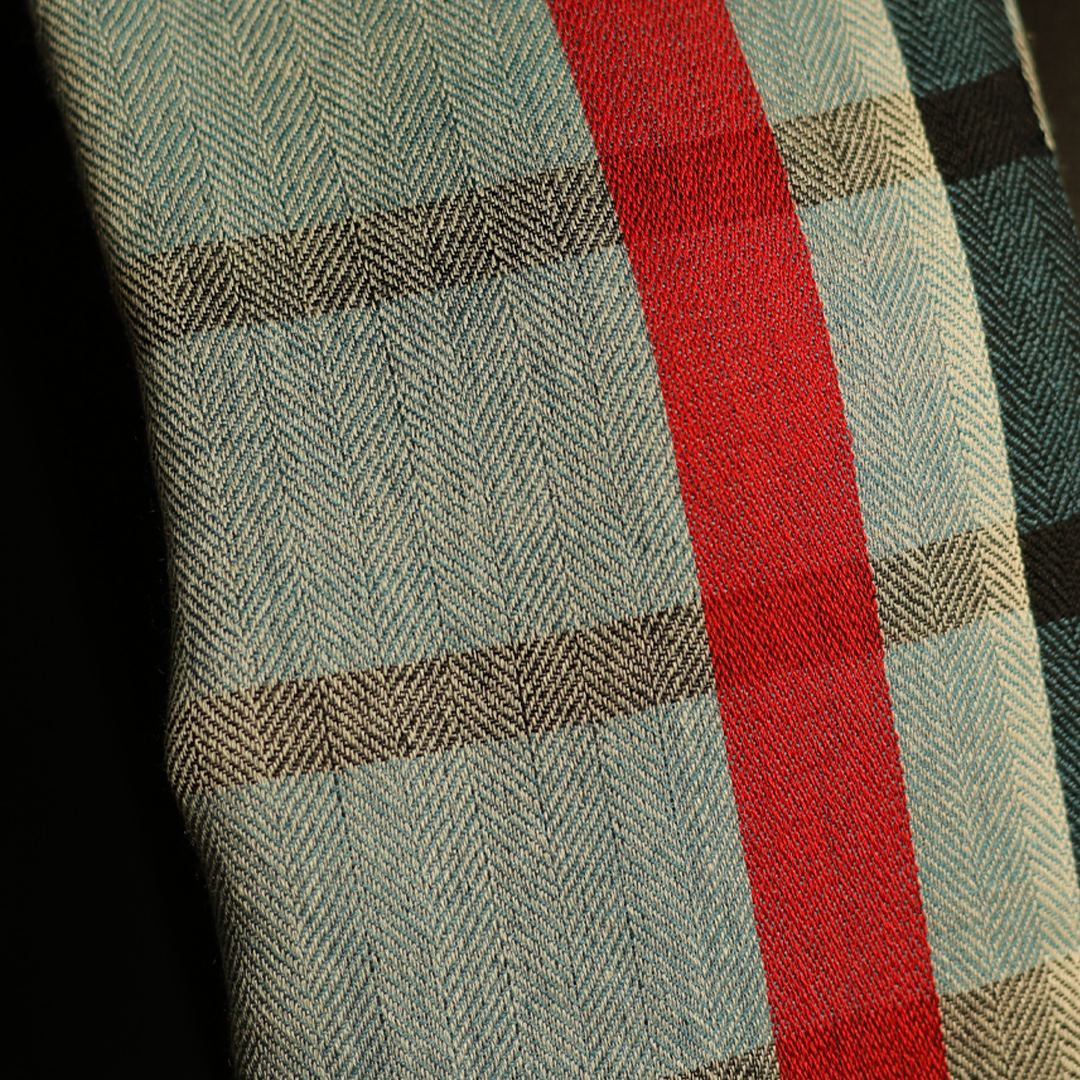 Cashmere Wool Herringbone Muffler