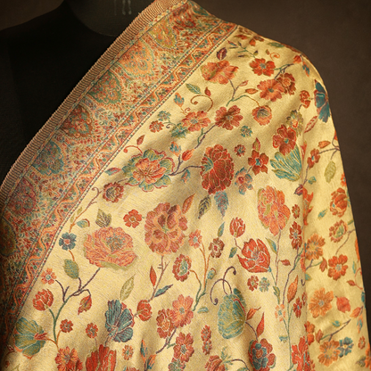 Mulberry Silk Moonlight Stole - Traditional Weave