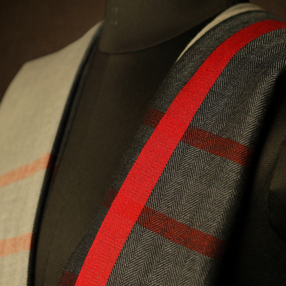 Cashmere Wool Herringbone Muffler