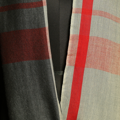 Cashmere Wool Herringbone Muffler