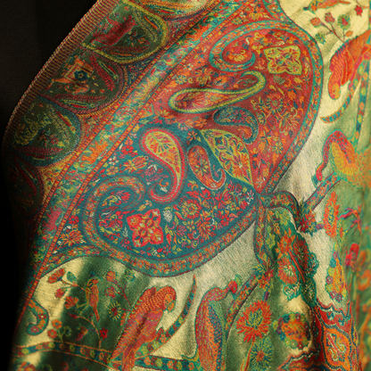 Mulberry Silk Moonlight Stole - Forest