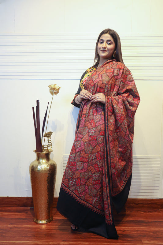Designer Embroidered Shawl