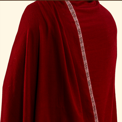 Pashmina Sozni Embroidery Shawl - Ember
