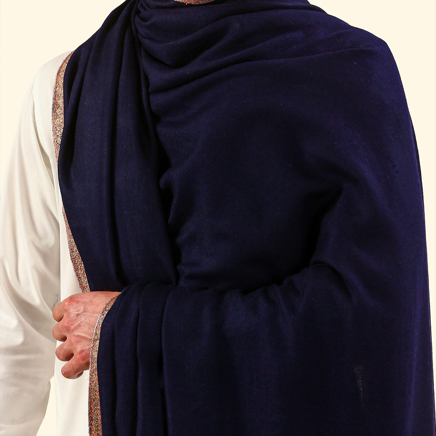 Pashmina Sozni Embroidery Shawl - Dusk
