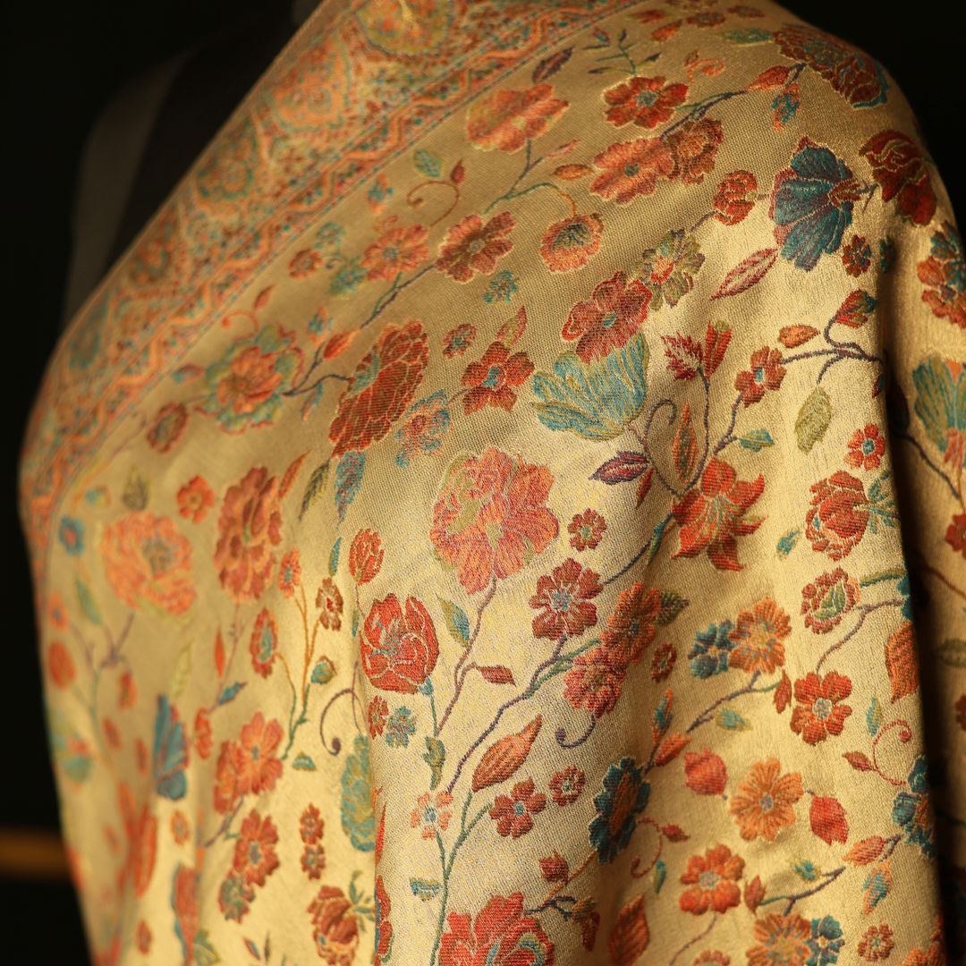 Mulberry Silk Moonlight Stole - Traditional Weave