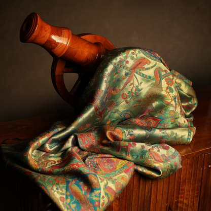 Mulberry Silk Moonlight Stole - Forest