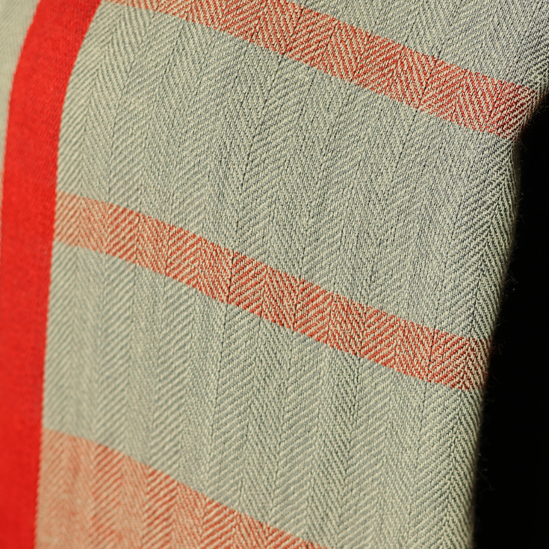 Cashmere Wool Herringbone Muffler