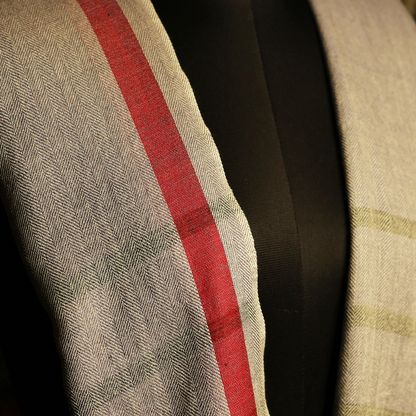Cashmere Wool Herringbone Muffler
