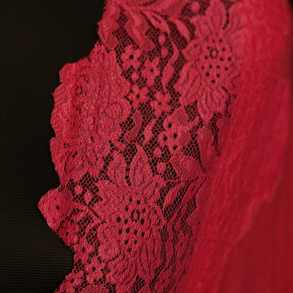 Valentino 4-side lace stole