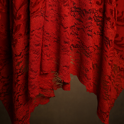 French Lace Cut Work Stole