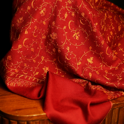 Handmade Sozni Jali Stole