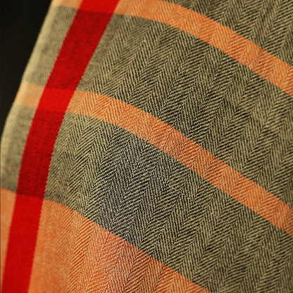 Cashmere Wool Herringbone Muffler