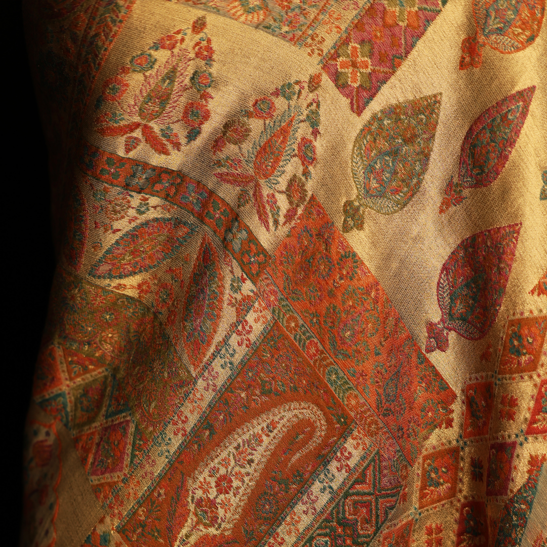 Mulberry Silk Moonlight Stole - Golden Queen