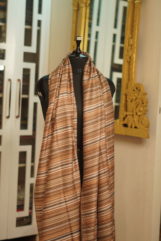 Gents woven stripes shawl
