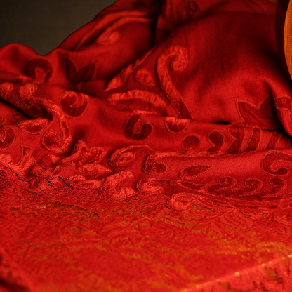 French Lace Cut Work Stole