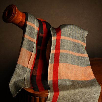 Cashmere Wool Herringbone Muffler