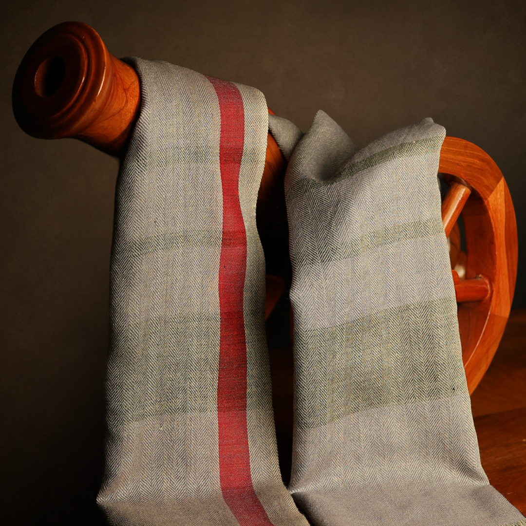 Cashmere Wool Herringbone Muffler