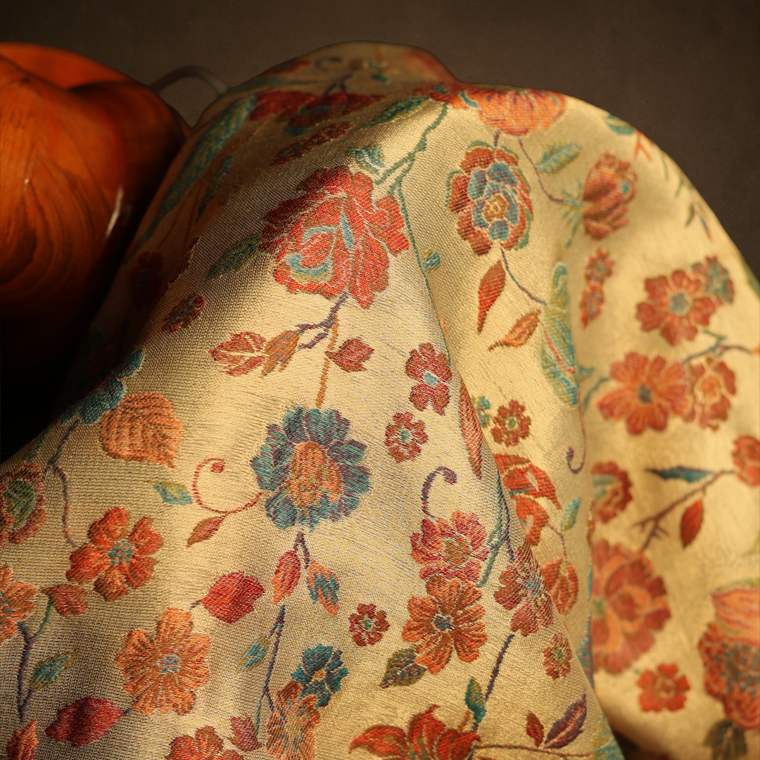 Mulberry Silk Moonlight Stole - Traditional Weave