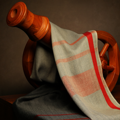 Cashmere Wool Herringbone Muffler