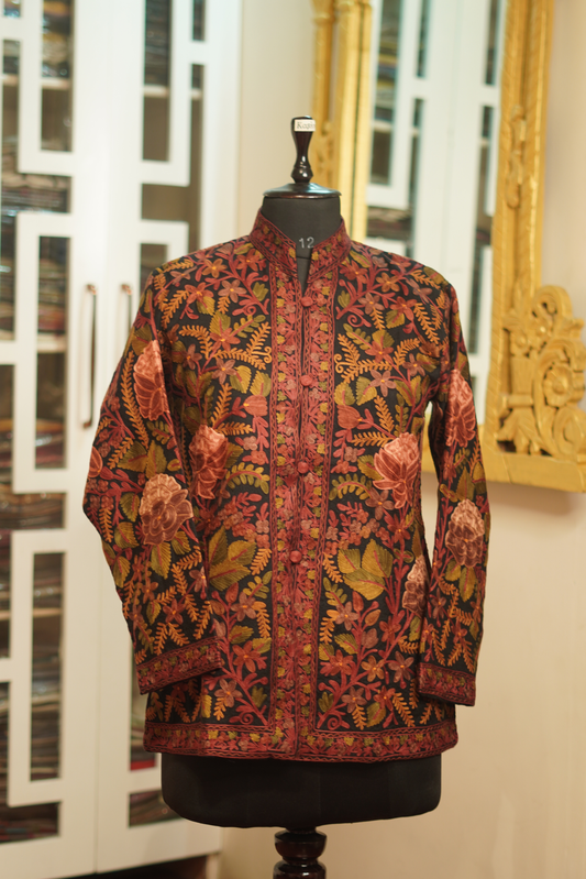 Aari Embroidery Short Jacket