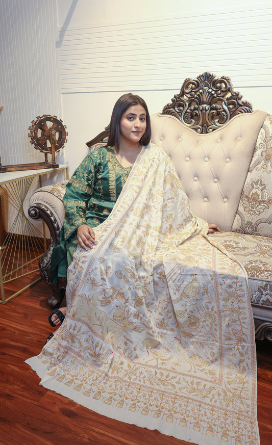 Pashmina Kalamkari Shawl